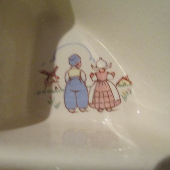 Vintage Baby Divided Warming Dish Excello Chromium w/Curved Silver Baby Spoon - Picture 3 of 10